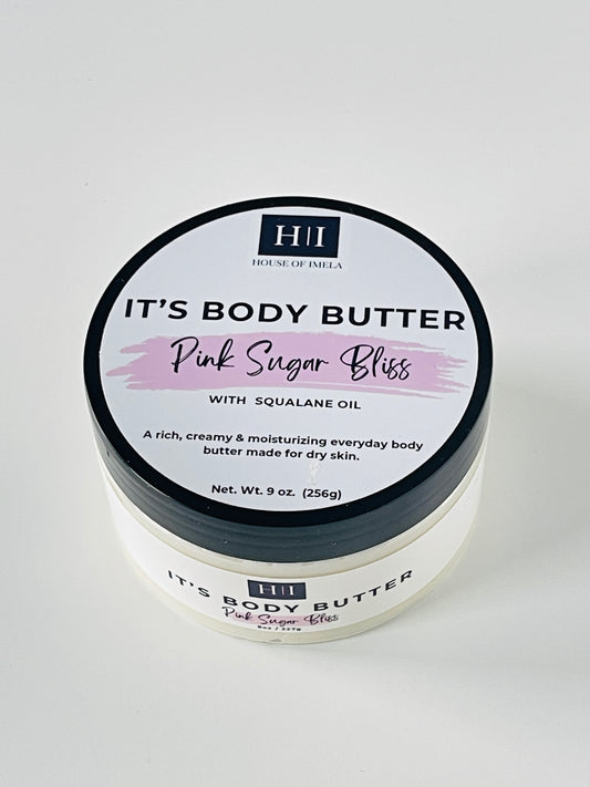 The Pink Sugar Bliss Collection - Full Size Body Butter & Body Oil