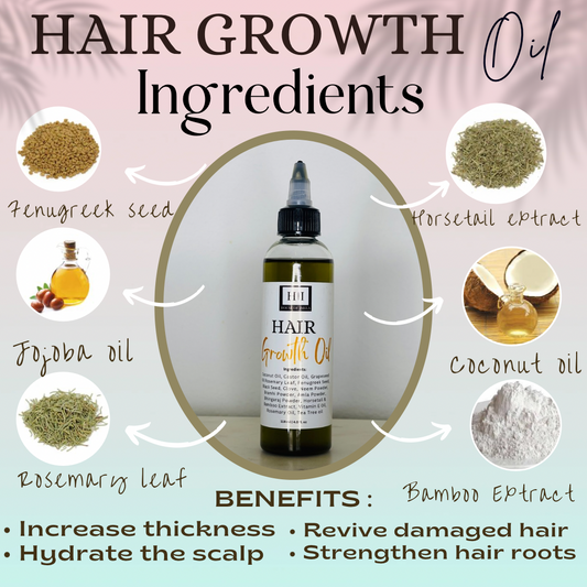 Hair Growth Oil | Vegan Scalp Stimulator