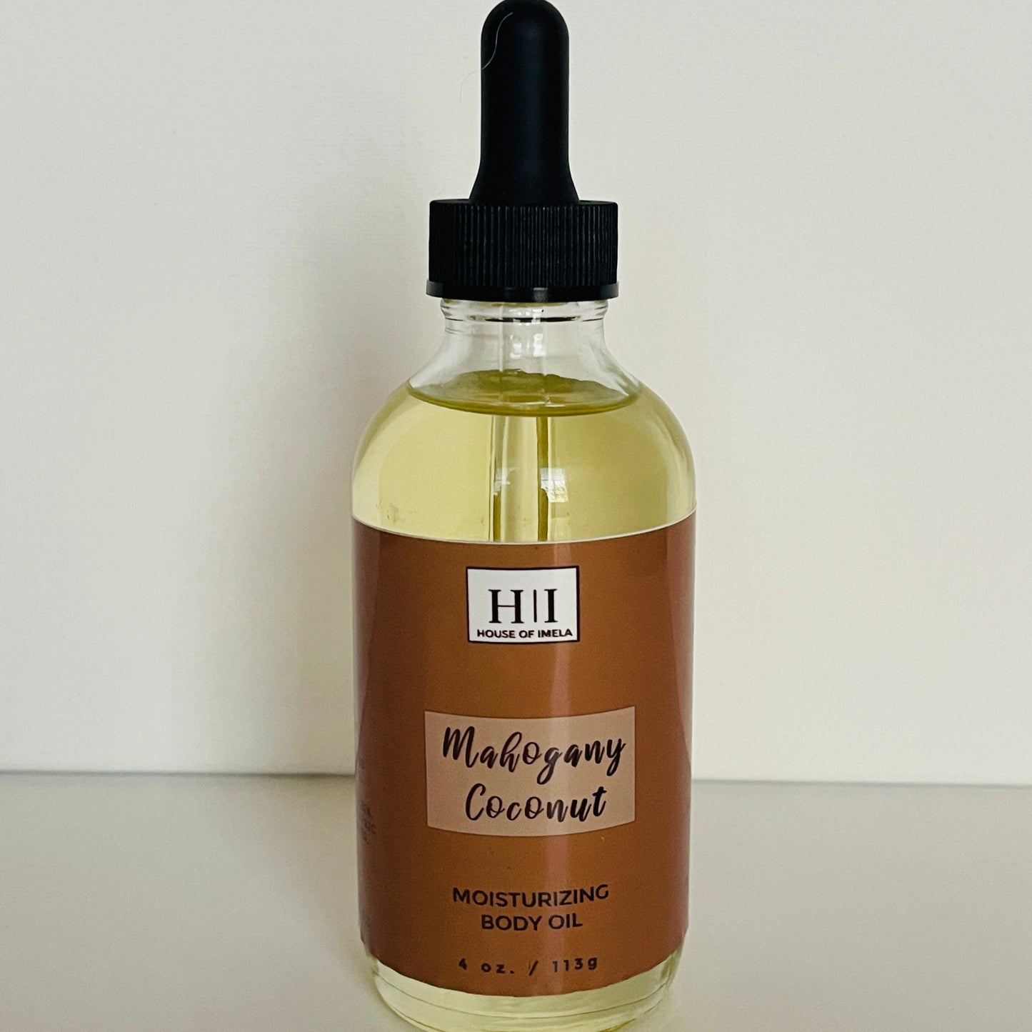Mahogany Coconut Body Oil - Lightweight Glow Without the Grease