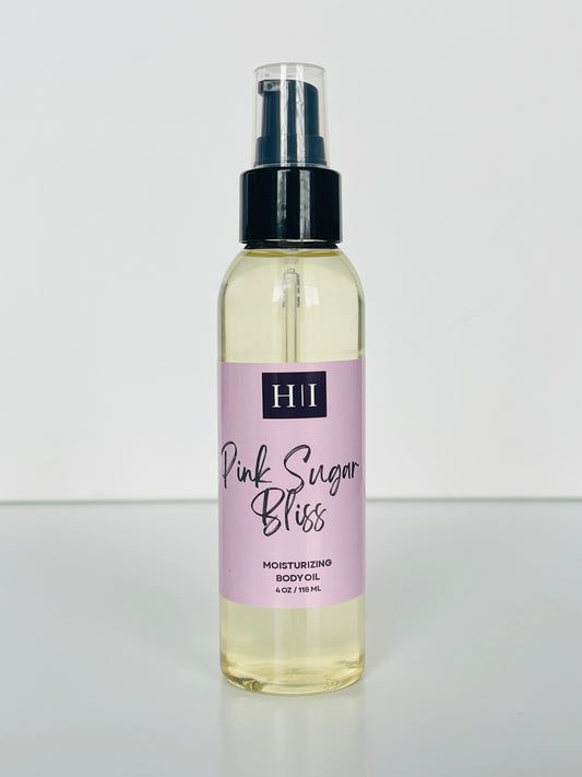 Pink Sugar Bliss Body Oil - Lightweight Glow Without the Grease