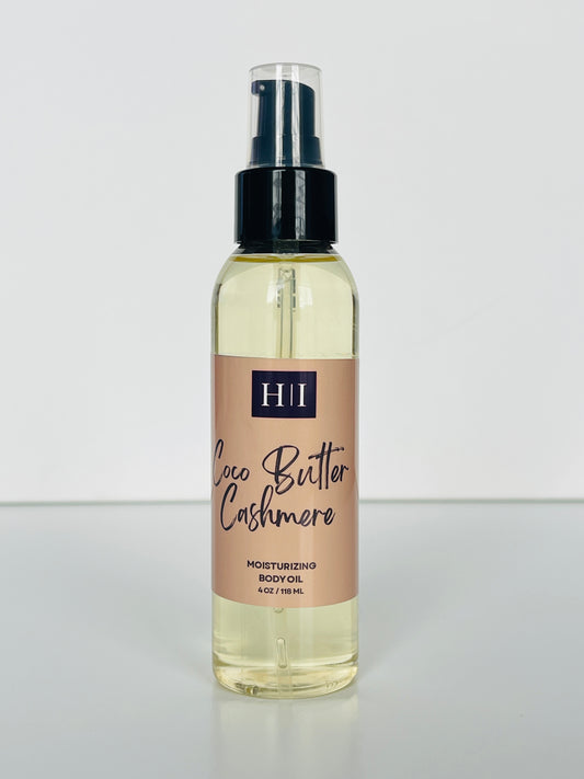 Coco Butter Cashmere Body Oil - Lightweight Glow Without the Grease