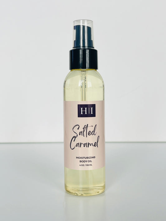 Salted Caramel Body Oil - Lightweight Glow Without the Grease