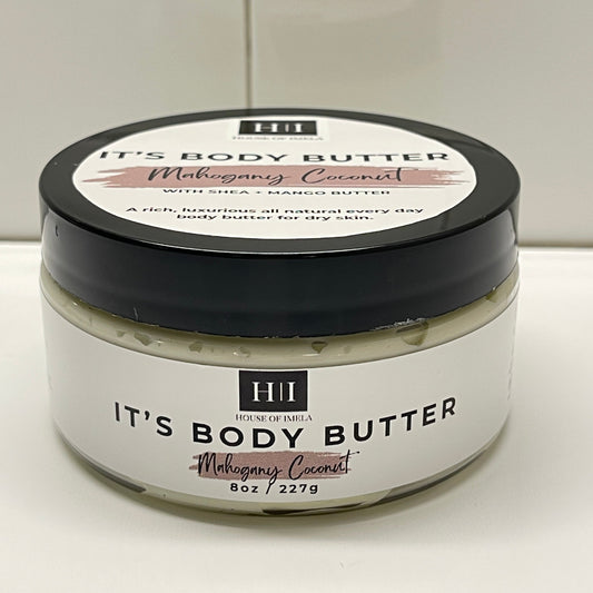 Let's 'ASH' it out BODY BUTTER - Mahogany Coconut - 8oz