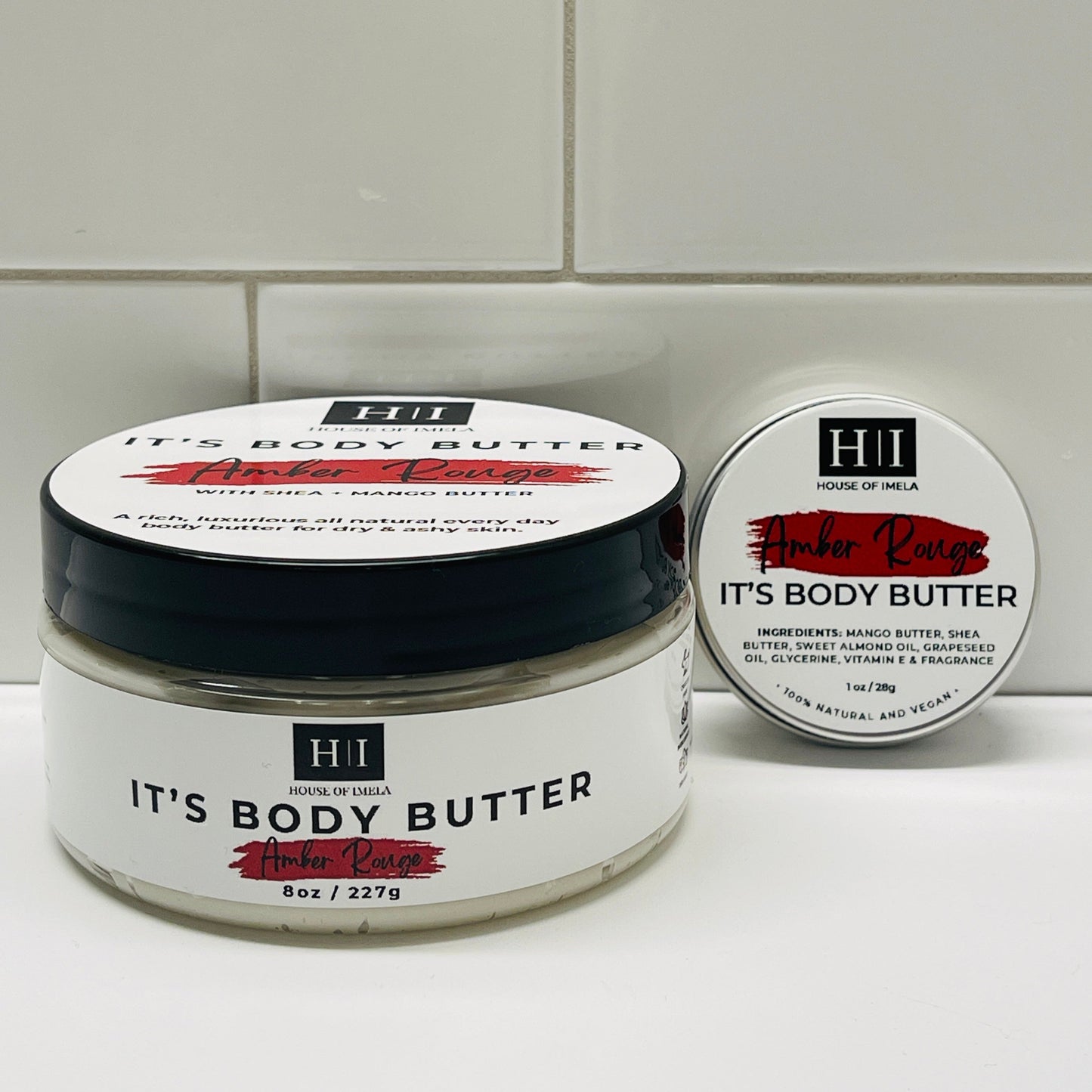 Let's 'ASH' it out BODY BUTTER - Amber Rouge - 8oz