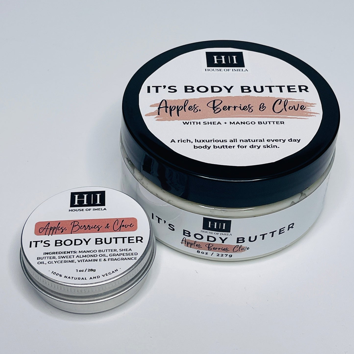 Let's 'ASH' it out BODY BUTTER - Apples, Berries & Clove - 8oz