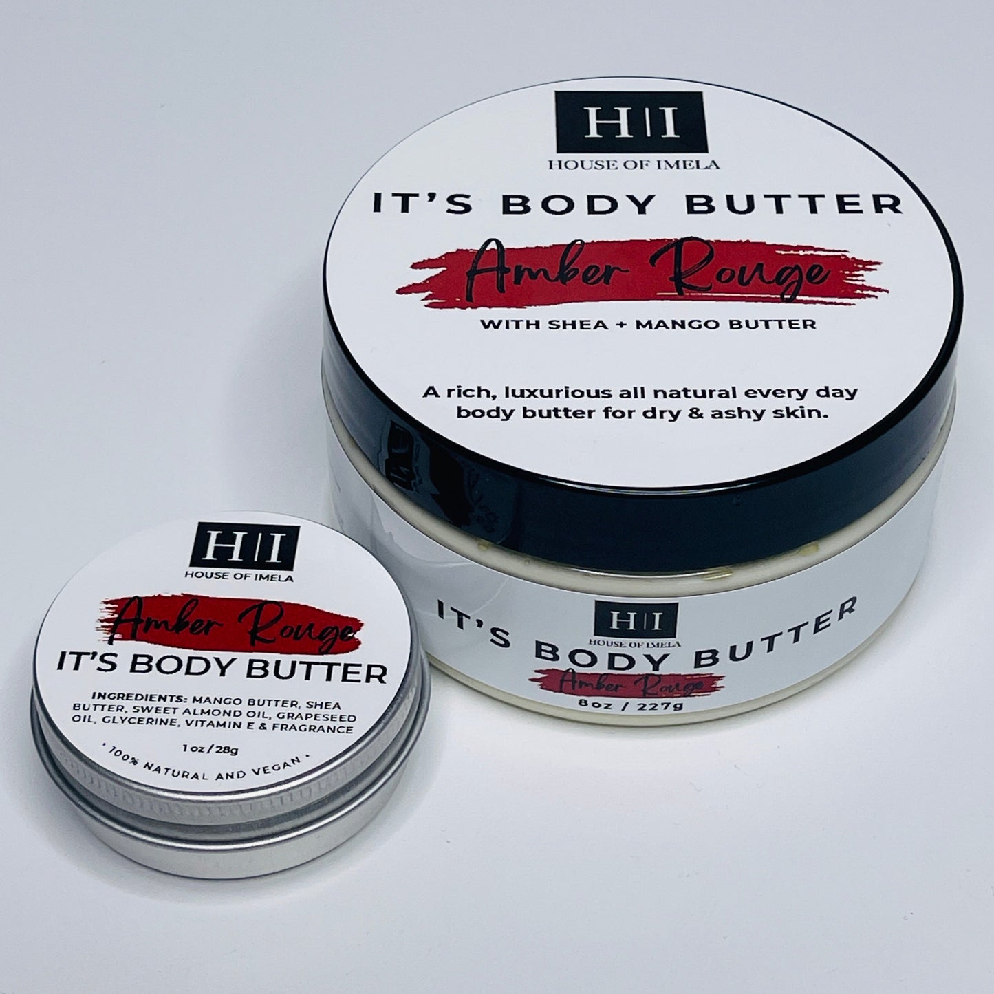 Let's 'ASH' it out BODY BUTTER - Amber Rouge - 8oz