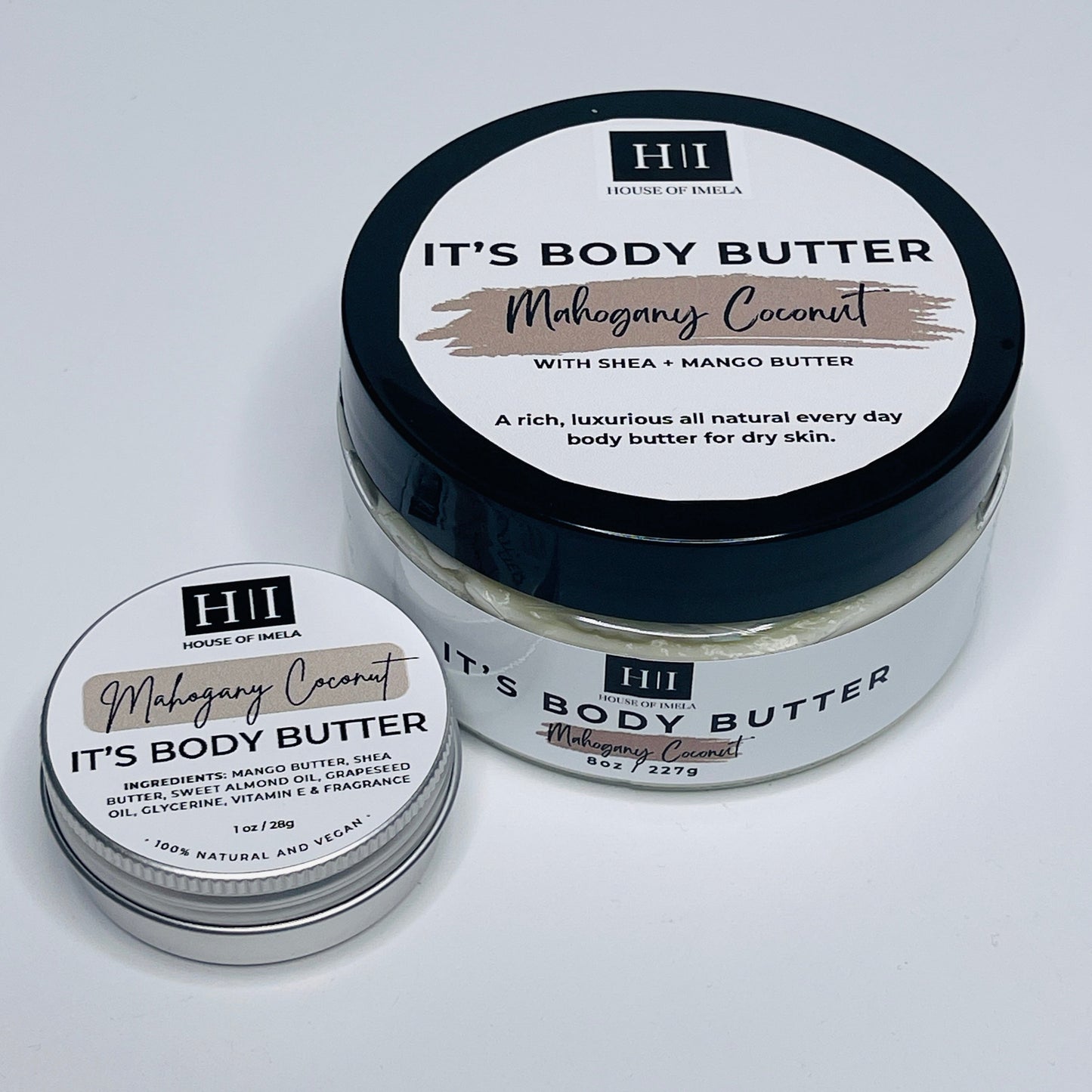 Let's 'ASH' it out BODY BUTTER - Mahogany Coconut - 8oz