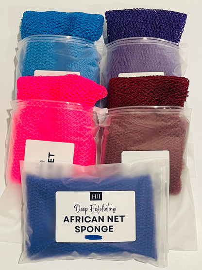 Deep Exfoliating African Net Sponges