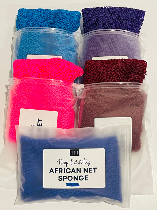 Deep Exfoliating African Net Sponges