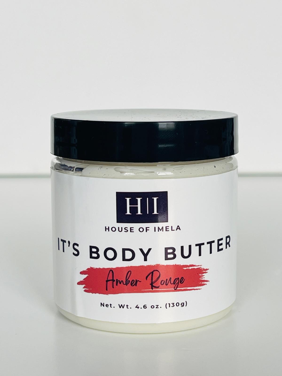 The Amber Rouge Collection - Mid Size Body Butter & Body Oil