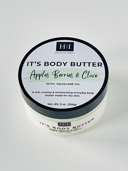 The Apple, Berries & Clove Collection - Full Size Body Butter & Body Oil