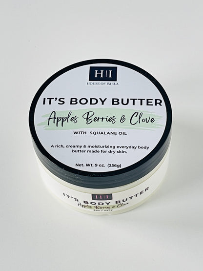 Apples & Clove Full Set: 9 oz Body Butter and 4 oz Body Oil