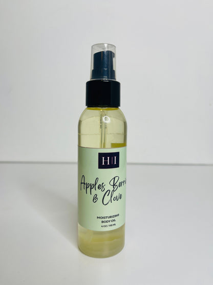 Moisturizing Body Oil - Apples, Berries & Clove