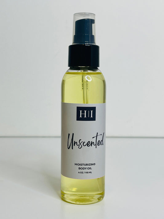 Moisturizing Body Oil - Unscented - 4 oz